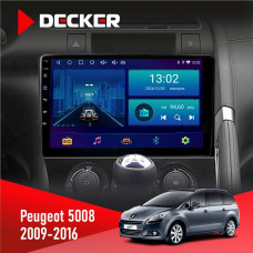 Штатная магнитола Peugeot (5008) 2009-2016 Decker D9001 4x64, DSP