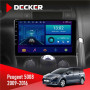 Штатная магнитола Peugeot (5008) 2009-2016 Decker D9001 4x64, DSP