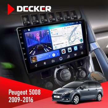 Штатная магнитола Peugeot (5008) 2009-2016 Climate Decker D9-006 4x64, 4G