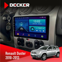 Штатная магнитола Renault Duster 2010-2013 Decker D9001 4x64, DSP