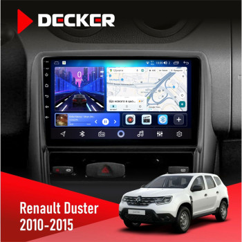 Штатная магнитола Renault Duster 2010-2015 Decker D9-006 4x64, 4G