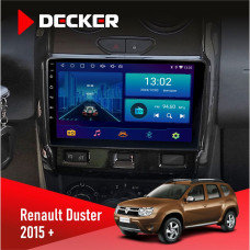 Штатная магнитола Renault Duster 2015+ ISO Decker D9001 4x64, DSP