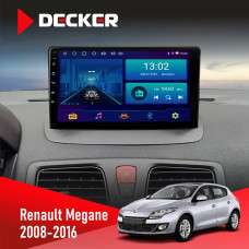 Штатная магнитола Renault Fluence 2009-2017 CAN Decker D9001 4x64, DSP