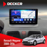 Штатная магнитола Renault Megane III 2008-2016 Decker D9-006 4x64, 4G