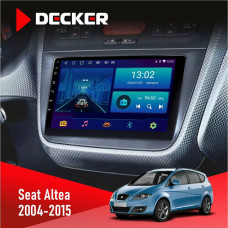 Штатная магнитола Seat Altea 2004-2015 Decker D9001 4x64, DSP
