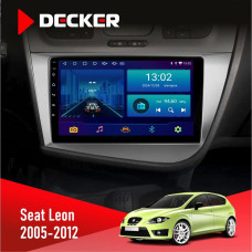 Штатная магнитола Seat Leon 2005-2015 Decker D9001 4x64, DSP