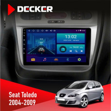 Штатная магнитола Seat Toledo 2004-2009 Decker D9001 4x64, DSP