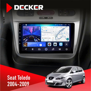 Штатная магнитола Seat Toledo 2004-2009 Decker D9-006 4x64, 4G