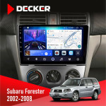 Штатная магнитола Subaru Forester 2002-2008 Decker D9-006 4x64, 4G
