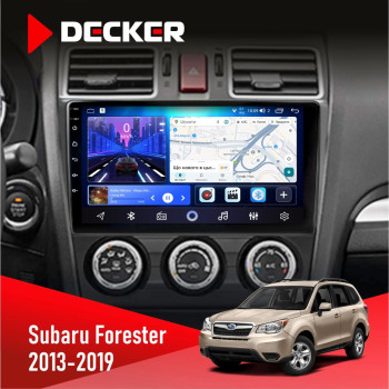 Штатная магнитола Subaru Forester 2013-2019 w/o CAN Decker D9-006 4x64, 4G