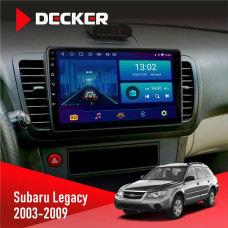 Штатная магнитола Subaru Legacy 2003-2009 Decker D9001 4x64, DSP