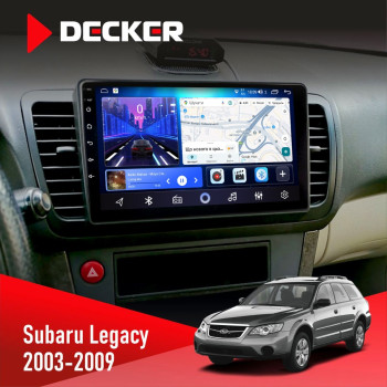 Штатная магнитола Subaru Legacy 2003-2009 Decker D9-006 4x64, 4G