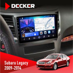 Штатная магнитола Subaru Legacy 2009-2014 Decker D9-006 4x64, 4G
