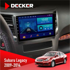 Штатная магнитола Subaru Legacy 2009-2014 Decker D9001 4x64, DSP