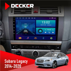 Штатная магнитола Subaru Legacy 2014-2020 Decker D9001 4x64, DSP