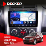 Штатная магнитола Suzuki Grand Vitara 2005-2017 Decker D9-006 4x64, 4G