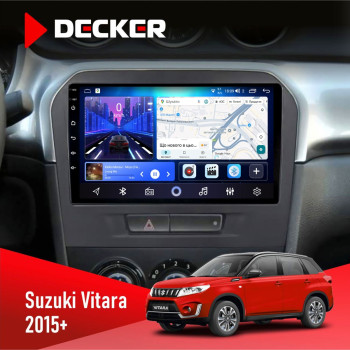 Штатная магнитола Suzuki Vitara 2015+ Decker D9-006 4x64, 4G