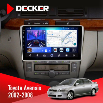 Штатная магнитола Toyota Avensis 2002-2008 Decker D9-006 4x64, 4G