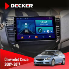 Штатная магнитола Chevrolet Cruze 2009-2018 Decker D9002 6x128, DSP, 360