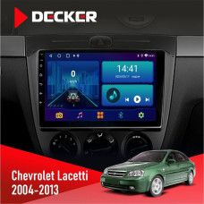 Штатная магнитола Chevrolet Lacetti 2004-2013 Decker D9002 6x128, DSP, 360