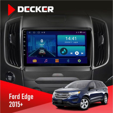 Штатная магнитола Ford Edge 2015+ Decker D9002 6x128, DSP, 360