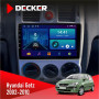 Штатная магнитола Hyundai Getz 2002-2010 Decker D9002 6x128, DSP, 360