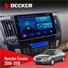 Штатная магнитола Hyundai Sonata 2008-2010 Climate Decker D9002 6x128, DSP, 360