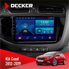 Штатная магнитола KIA Ceed 2012-2019 Decker D9002 6x128, DSP, 360