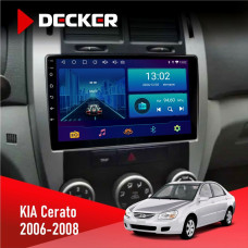 Штатная магнитола KIA Cerato 2006-2008 Conditioner Decker D9002 6x128, DSP, 360