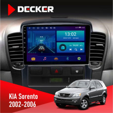 Штатная магнитола KIA Sorento (BL) 2002-2006 Decker D9002 6x128, DSP, 360