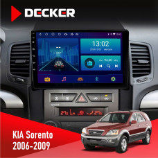 Штатная магнитола KIA Sorento (BL) 2006-2009 Decker D9002 6x128, DSP, 360