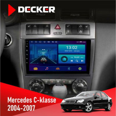 Штатная магнитола Mercedes-Benz C-klasse (W203) 2004-2007 AMP Decker D9002 6x128, DSP, 360