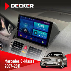 Штатная магнитола Mercedes-Benz C-klasse (W204) 2007-2011 Decker D9002 6x128, DSP, 360