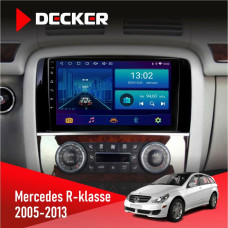 Штатная магнитола Mercedes-Benz R-klasse (W251) 2005-2013 Decker D9002 6x128, DSP, 360