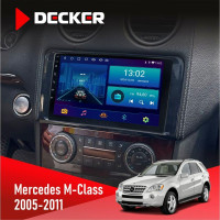Штатная магнитола Mercedes-Benz M-Class W164 2005-2011 AMP Decker D9002 6x128, DSP, 360