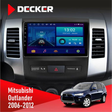 Штатная магнитола Mitsubishi Outlander XL 2006-2012 AMP Decker D9002 6x128, DSP, 360