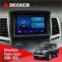Штатная магнитола Mitsubishi Pajero Sport 2008-2015 Decker D9002 6x128, DSP, 360
