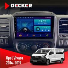 Штатна магнітола Opel Vivaro 2014-2019 Decker D9002 6x128, DSP, 360