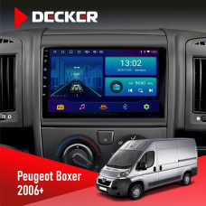 Штатная магнитола Peugeot Boxer 2006+ Decker D9002 6x128, DSP, 360
