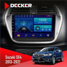 Штатная магнитола Suzuki SX4 2013-2021 Decker D9002 6x128, DSP, 360