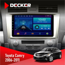 Штатная магнитола Toyota Camry 40 2006-2011 Decker D9002 6x128, DSP, 360