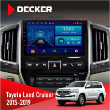 Штатная магнитола Toyota Land Cruiser (200) 2015-2019 Decker D9002 6x128, DSP, 360
