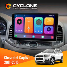 Штатная магнитола Chevrolet Captiva 2011-2015 Cyclone C10001 2x32