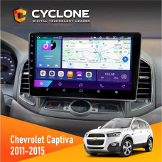 Штатная магнитола Chevrolet Captiva 2011-2015 Cyclone C10002 2x32, 4G, 2k
