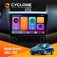  Штатна магнітола Honda Accord 2002-2007 Cyclone C10001 2x32