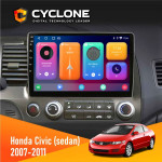 Штатная магнитола Honda Civic 2007-2011 Cyclone C10001 2x32