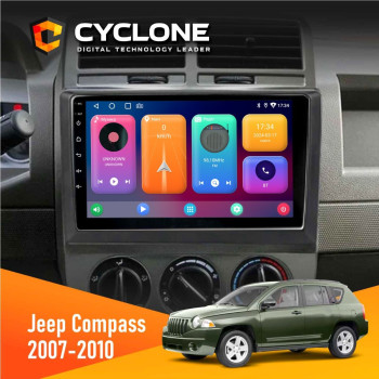 Штатная магнитола Jeep Compass 2007-2010 Cyclone C10001 2x32