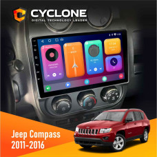  Штатна магнітола Jeep Compass, Patriot 2011-2016 Cyclone C10001 2x32