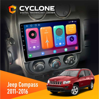 Штатная магнитола Jeep Compass, Patriot 2011-2016 Cyclone C10001 2x32