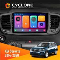  Штатна магнітола KIA Sorento 2014-2020 Cyclone C10001 2x32